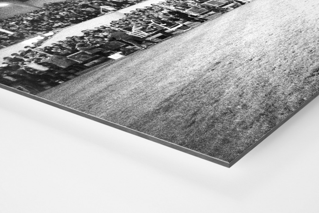 Europapokal an der Grünwalder Straße als auf Alu-Dibond kaschierter Fotoabzug (Detail)