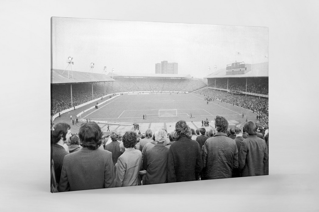 Im Ibrox Park als Leinwand auf Keilrahmen gezogen