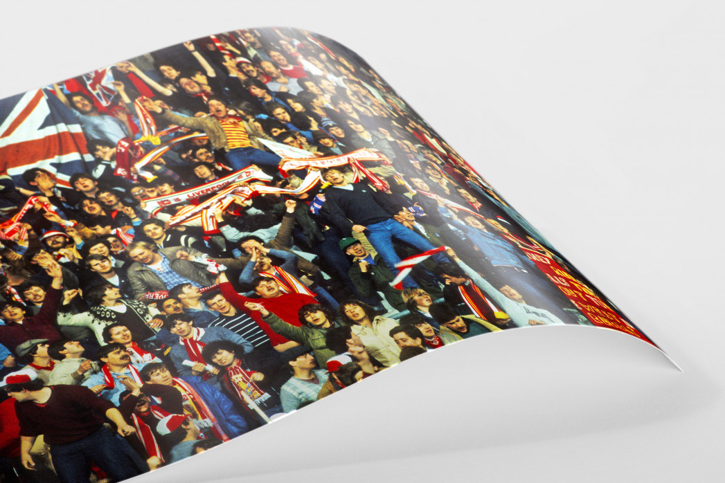 Liverpool Fans 1981 als FineArt-Print