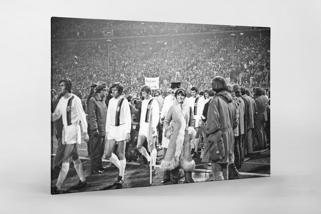 Mönchengladbach 1971 als Leinwand auf Keilrahmen gezogen