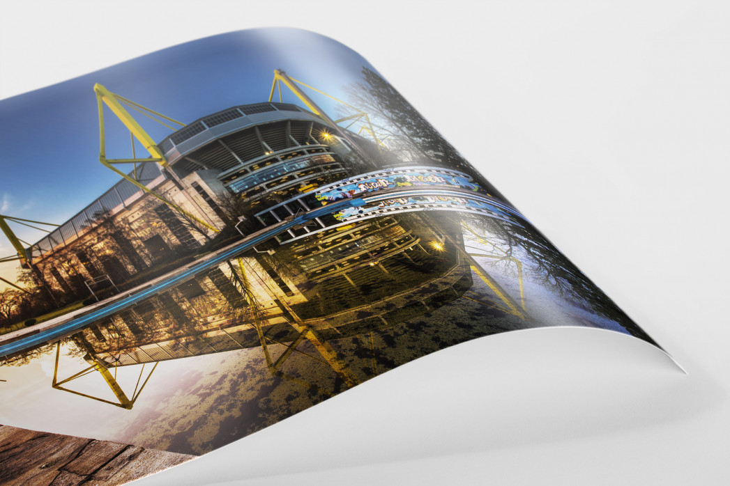 Blick auf den Signal Iduna Park (Farbe) als FineArt-Print
