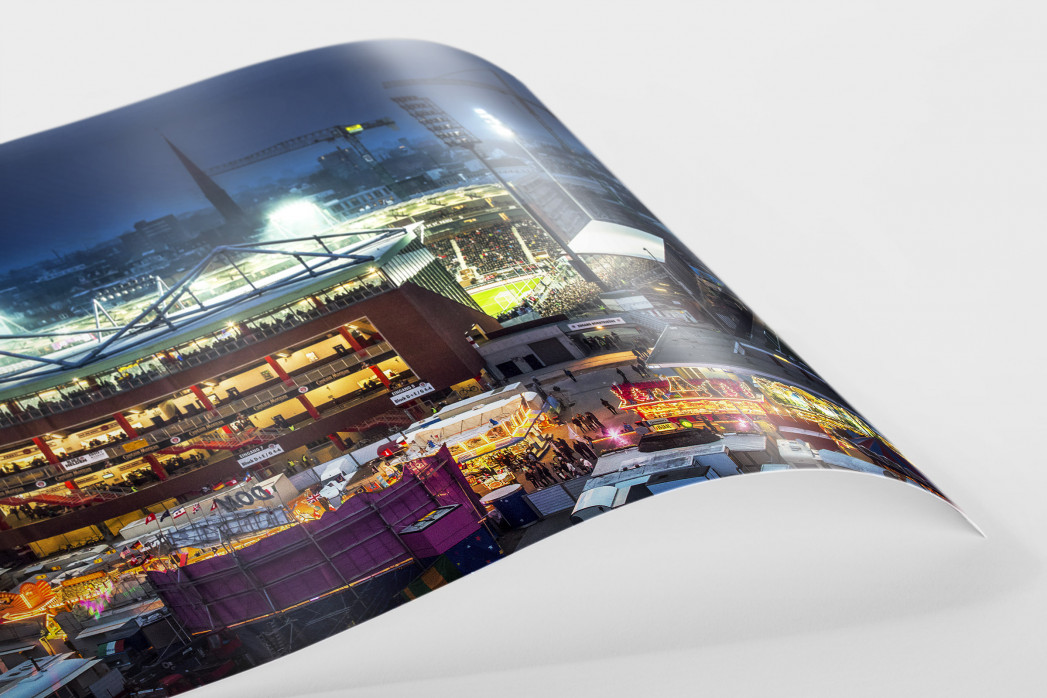 Millerntor und Hamburger Dom (3) als FineArt-Print