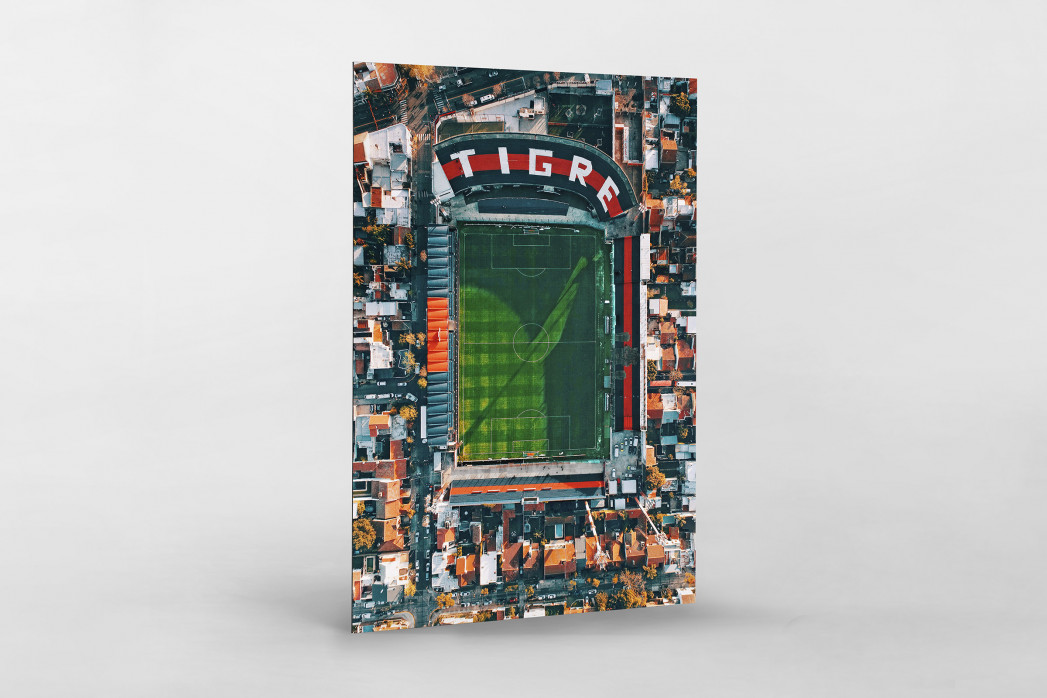Vogelperspektive Estadio Jose Dellagiovanna als auf Alu-Dibond kaschierter Fotoabzug