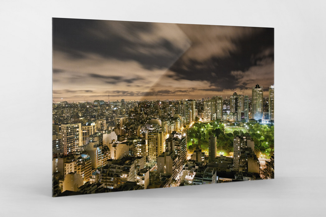 Buenos Aires (Palermo) als Direktdruck auf Alu-Dibond hinter Acrylglas