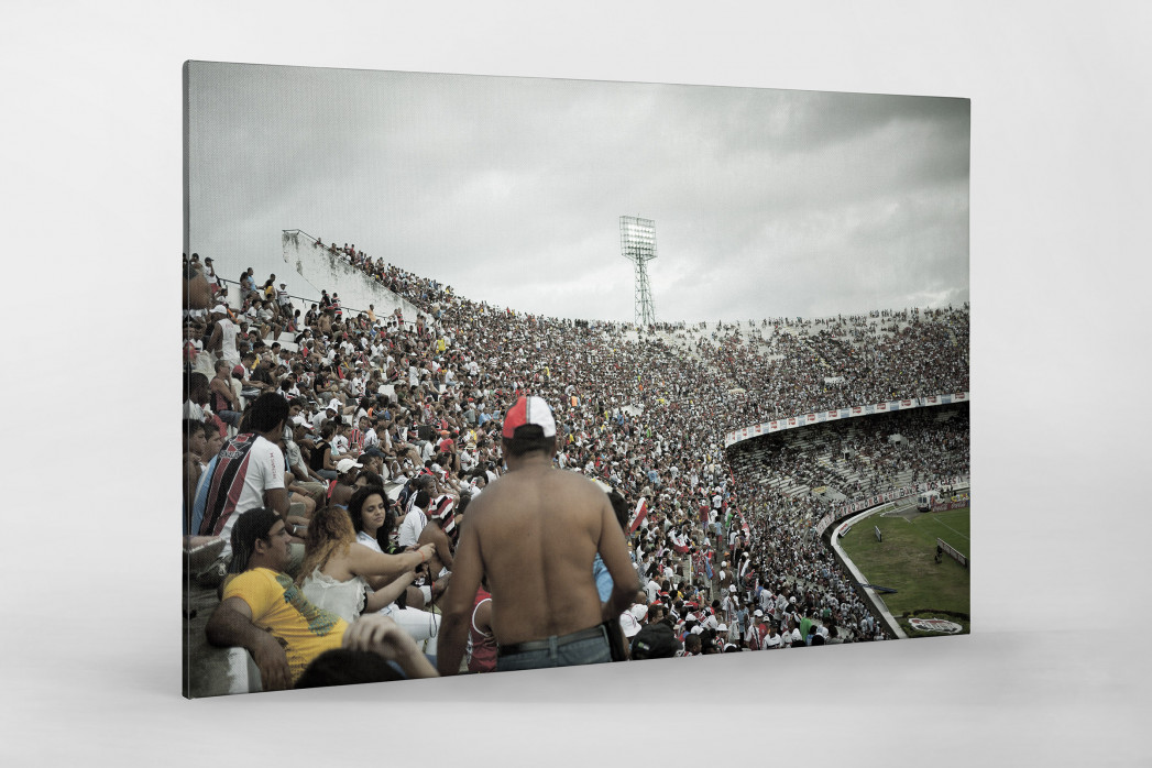 Im Estádio do Arruda als Leinwand auf Keilrahmen gezogen