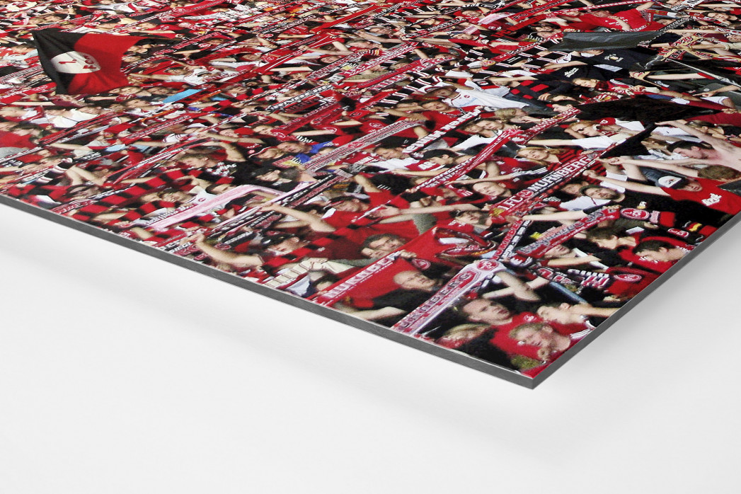 Club Fans in Berlin als auf Alu-Dibond kaschierter Fotoabzug (Detail)