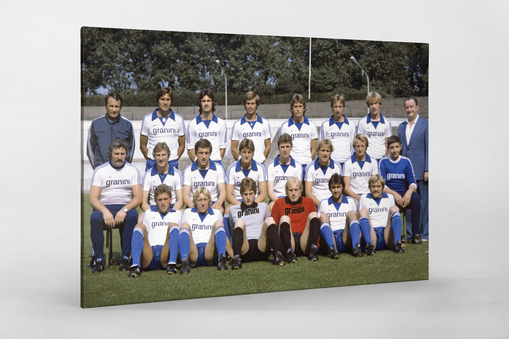 Bielefeld 1978/79 als Leinwand auf Keilrahmen gezogen