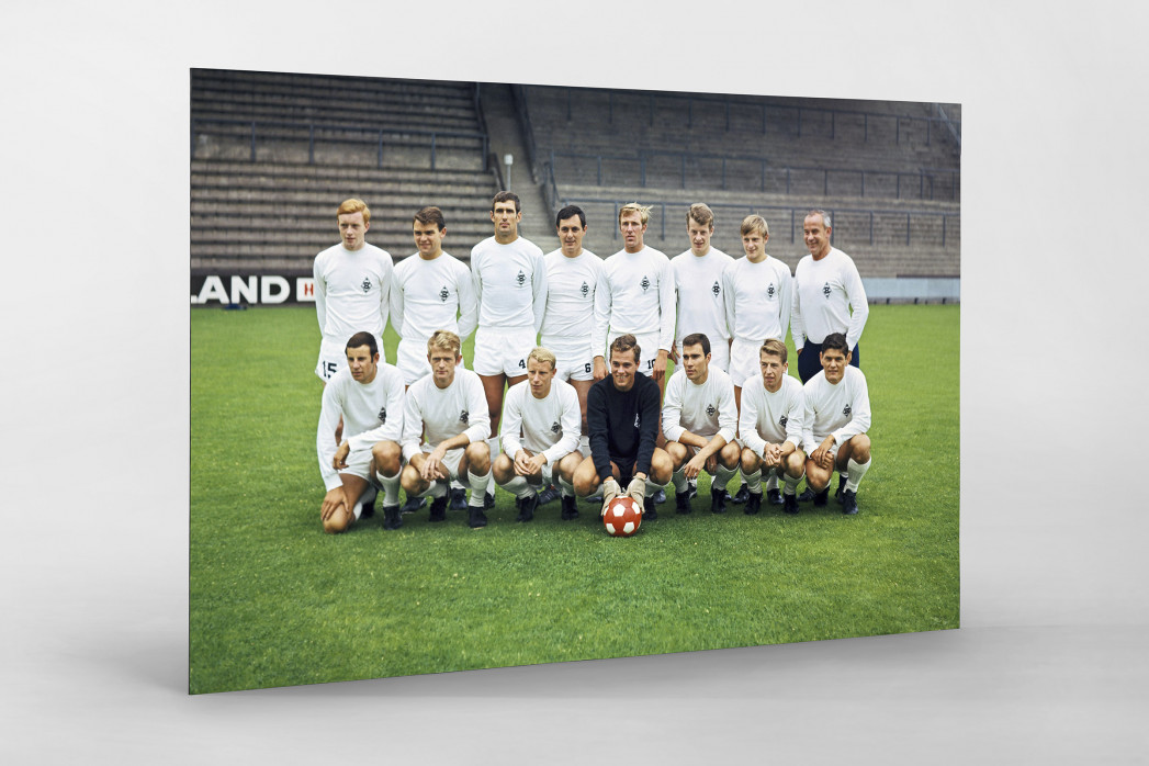 Mönchengladbach 1968/69 (2) als auf Alu-Dibond kaschierter Fotoabzug