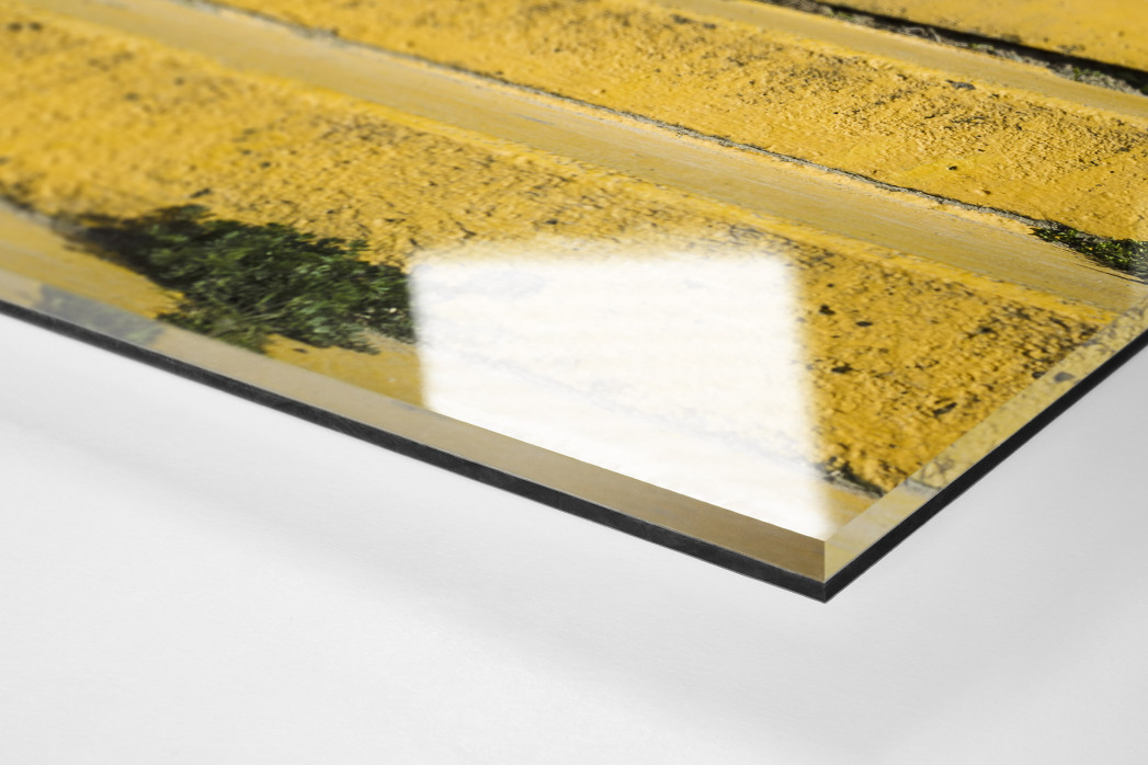 Tribüne Bölle (2) als Direktdruck auf Alu-Dibond hinter Acrylglas (Detail)