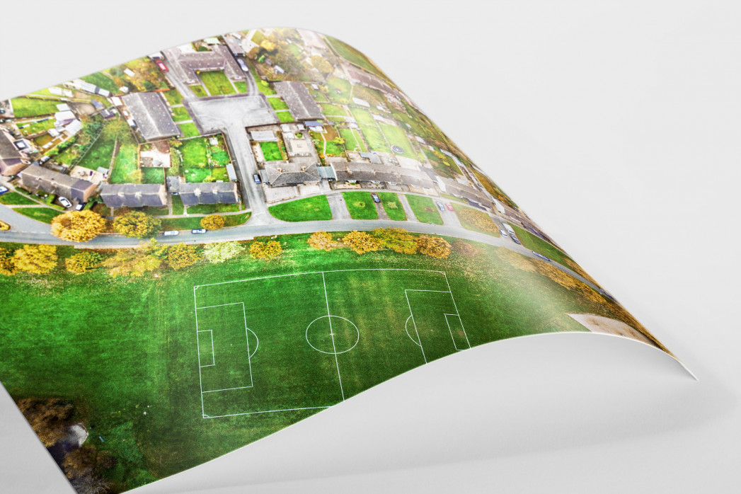 Fußballplatz in Shrewsbury als FineArt-Print