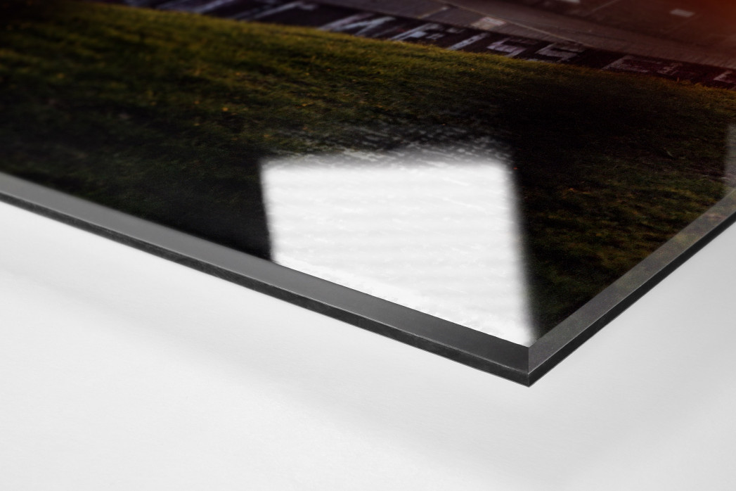 Rot-Weiss Essen als Direktdruck auf Alu-Dibond hinter Acrylglas (Detail)