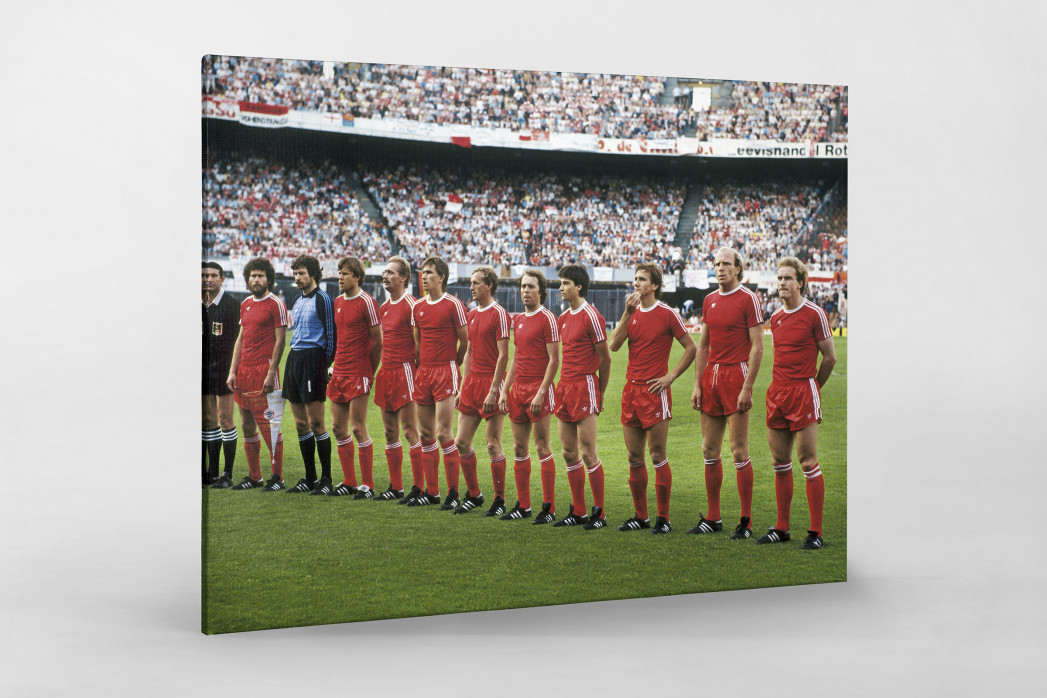 München im De Kuip als Leinwand auf Keilrahmen gezogen