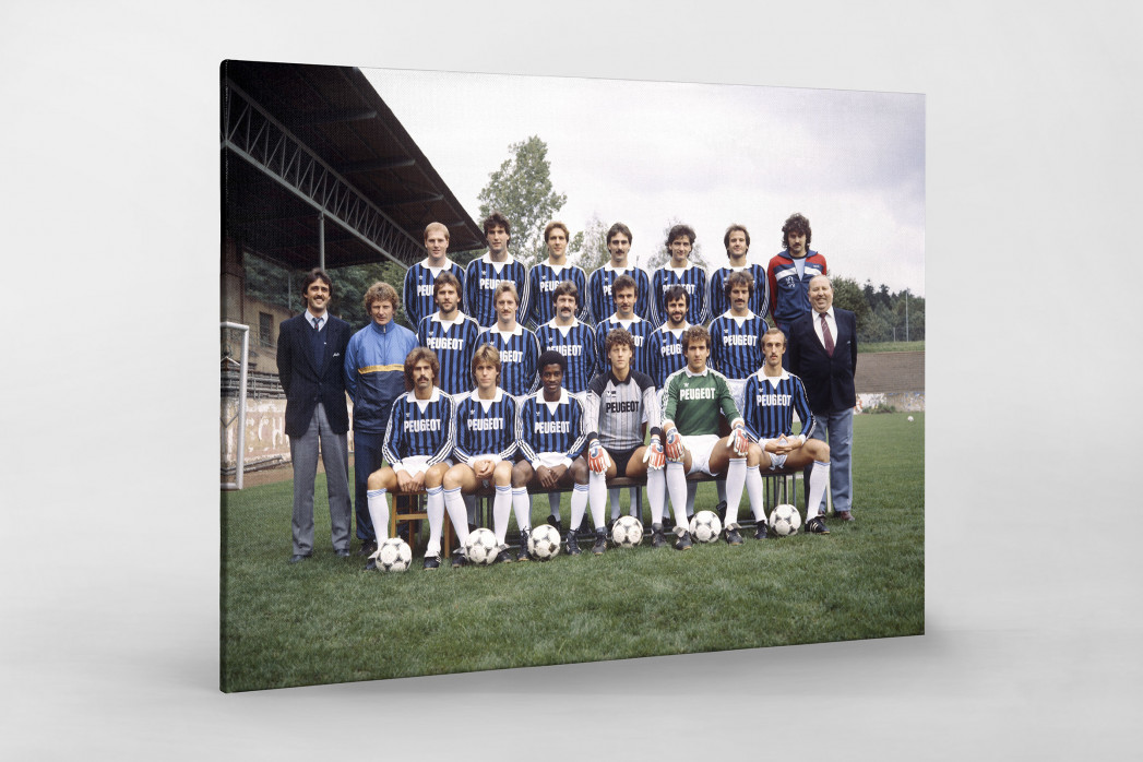 Saarbrücken 1984/85 als Leinwand auf Keilrahmen gezogen