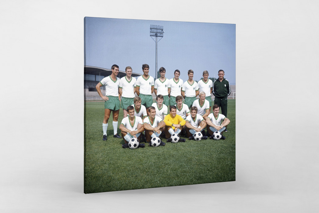 Bremen 1969/70 als Leinwand auf Keilrahmen gezogen