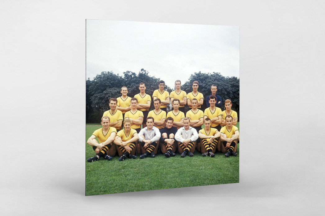 BVB 1964/65 als auf Alu-Dibond kaschierter Fotoabzug