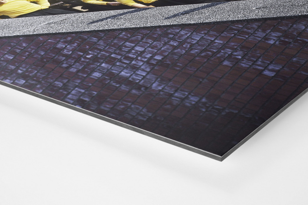 BVB im Niedersachsenstadion als auf Alu-Dibond kaschierter Fotoabzug (Detail)