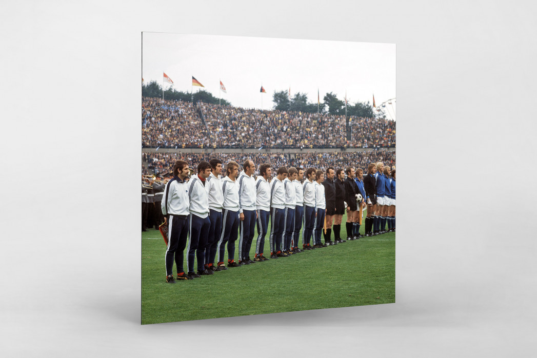 K'lautern im Pokalfinale 1972 als auf Alu-Dibond kaschierter Fotoabzug