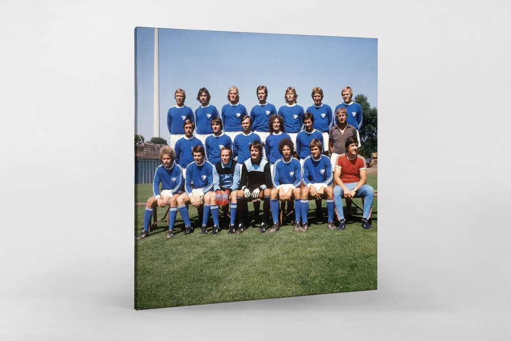 Bochum 1976/77 als Leinwand auf Keilrahmen gezogen