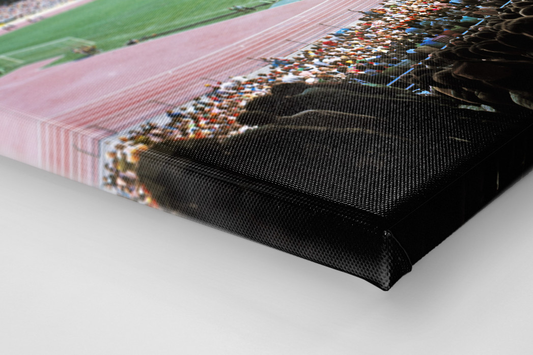 Niedersachsenstadion 1974 als Leinwand auf Keilrahmen gezogen (Detail)