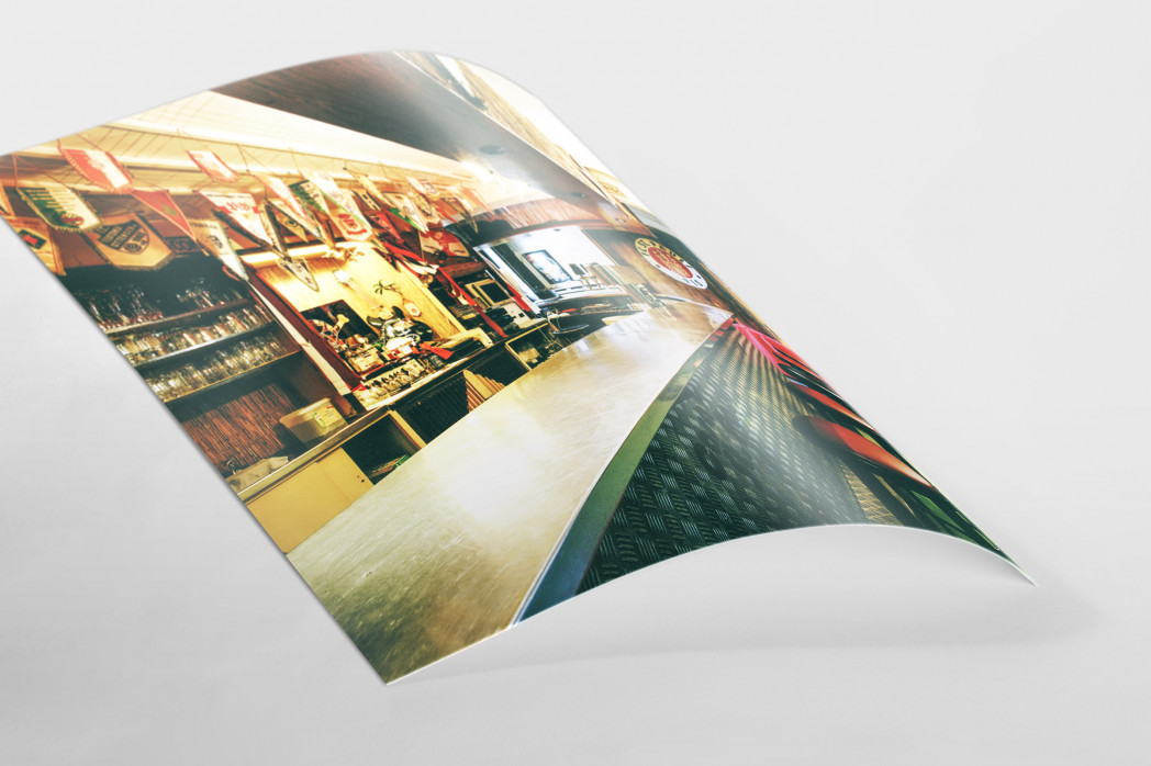 Bar im Klubheim St. Pauli als FineArt-Print