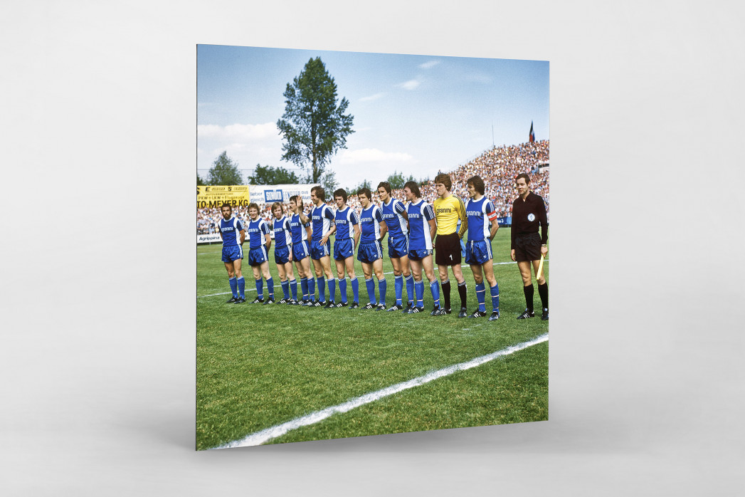 Bielefeld 1977 als auf Alu-Dibond kaschierter Fotoabzug