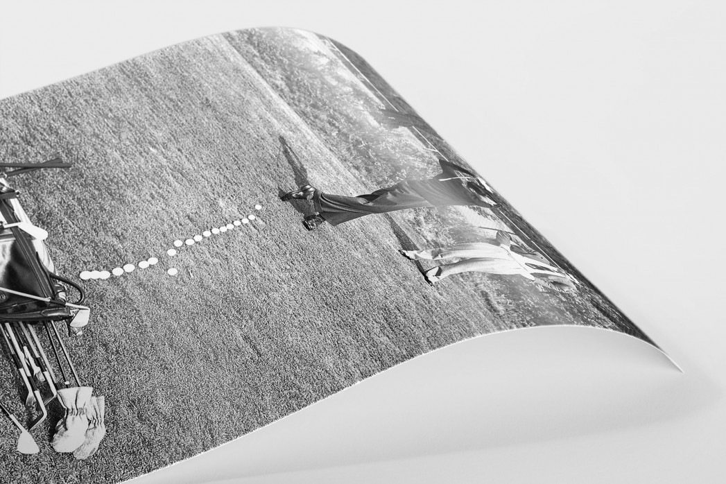 Abschlagtraining als FineArt-Print