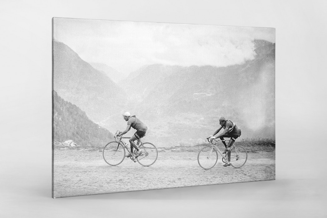 Hinterher bei der Tour 1949 als Leinwand auf Keilrahmen gezogen