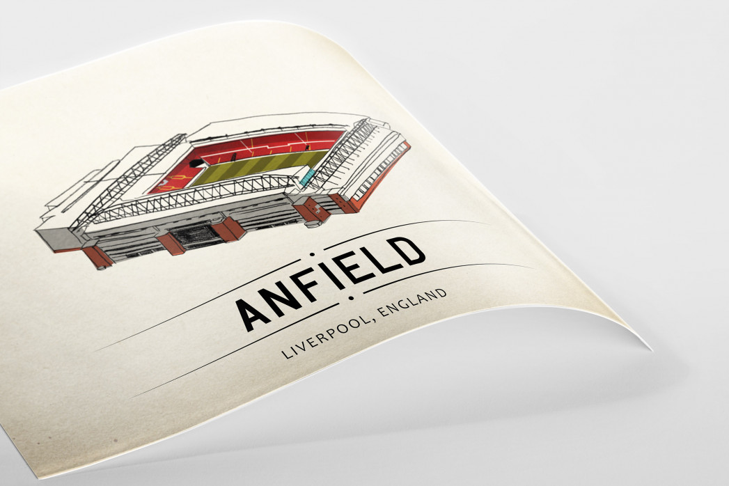 World Of Stadiums: Anfield als Poster