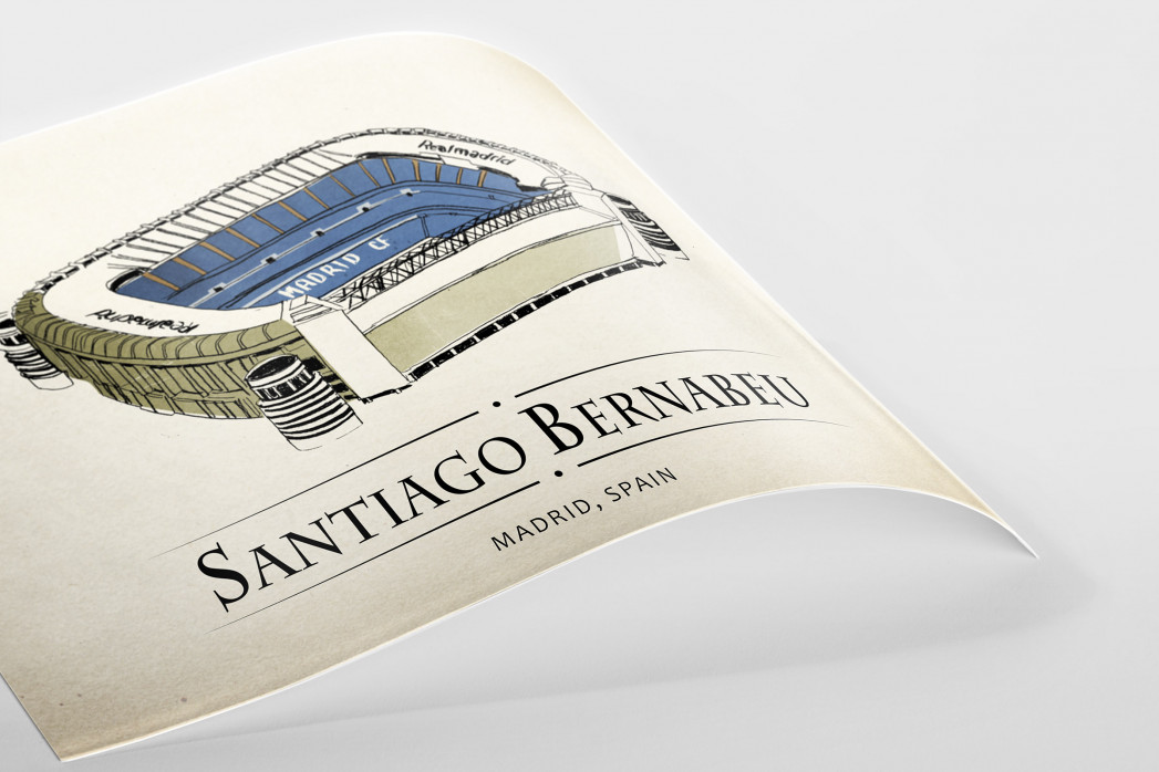 World Of Stadiums: Bernabéu als Poster
