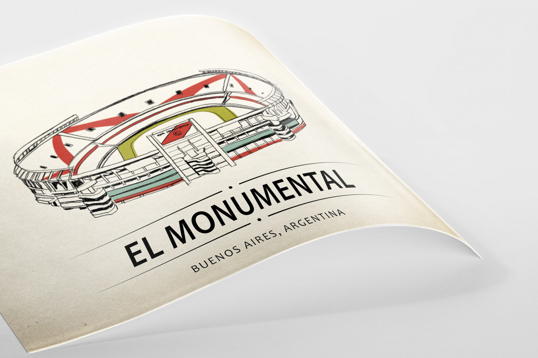 World Of Stadiums: El Monumental als Poster
