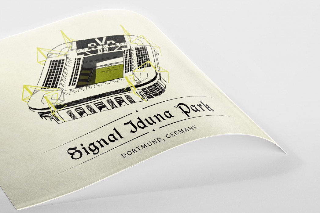 World Of Stadiums: Signal-Iduna-Park als Poster