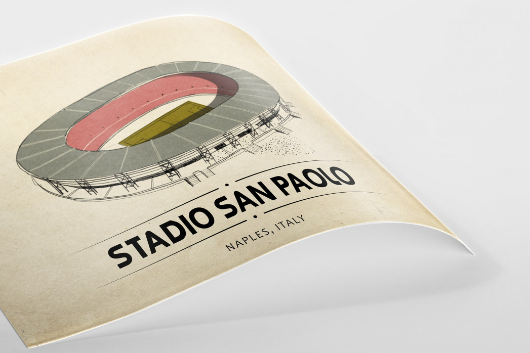 World Of Stadiums: Stadio San Paolo als Poster