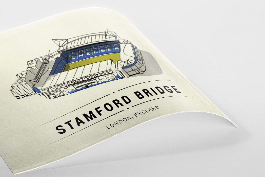 World Of Stadiums: Stamford Bridge als Poster
