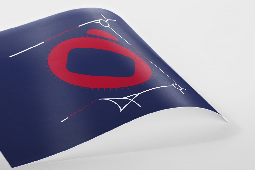 Piktogramm: Paris als Poster