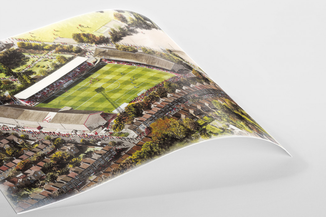 Stadia Art: Brisbane Road als Poster