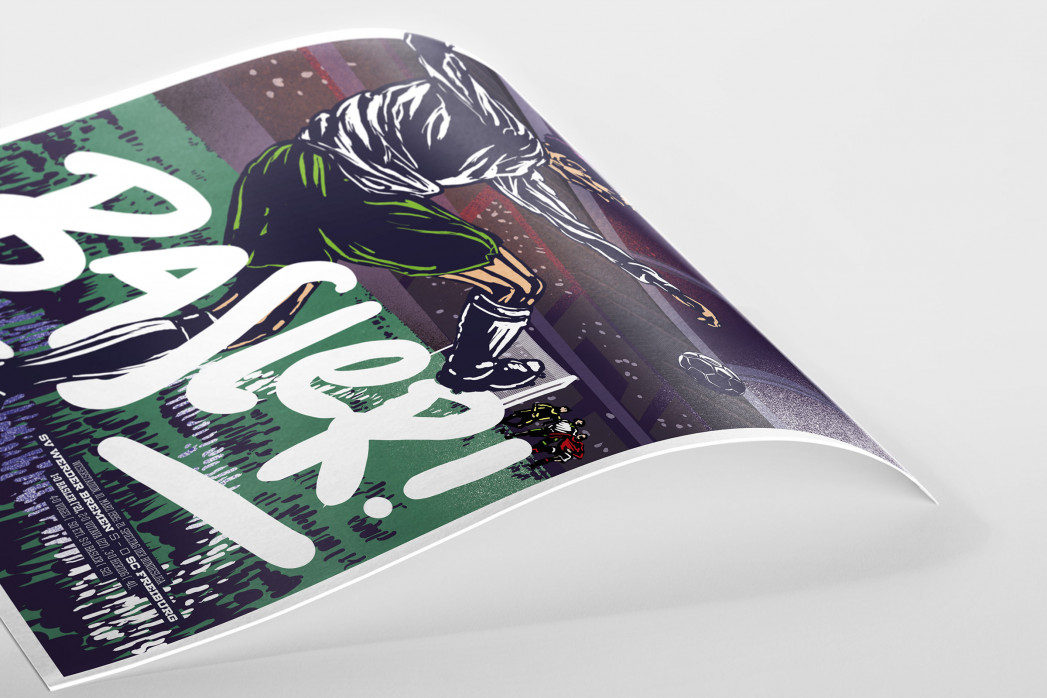 Basler (AllStarGoals - Werder) als Poster