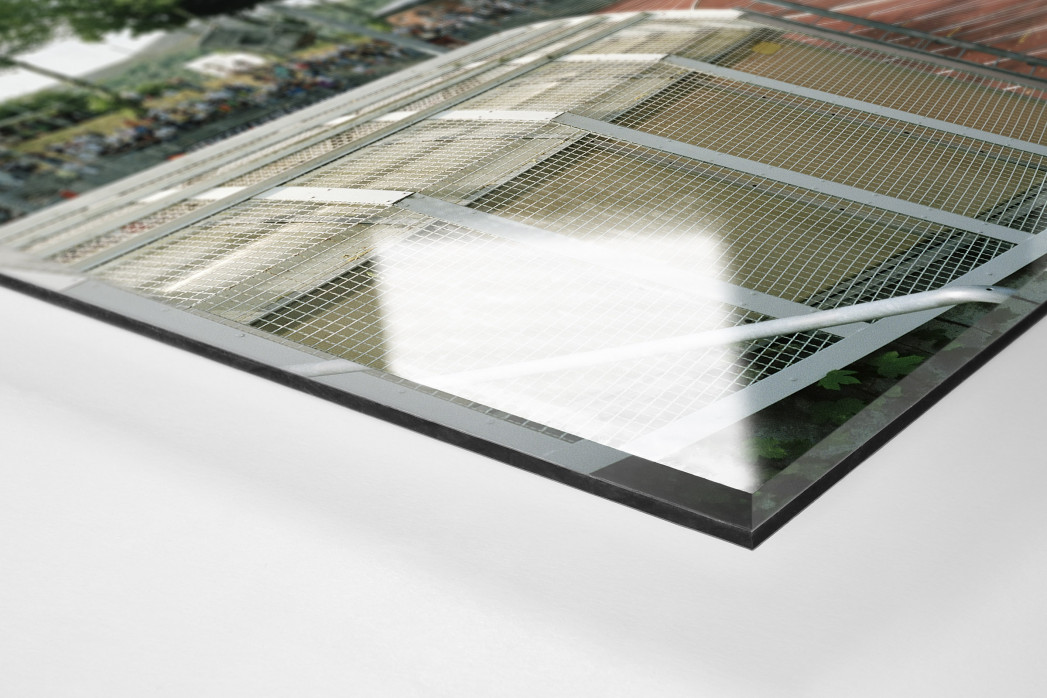 Bochum (Wattenscheid) als Direktdruck auf Alu-Dibond hinter Acrylglas (Detail)