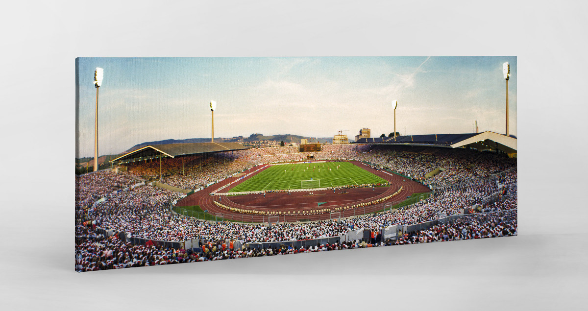 Stuttgart (1988) als Leinwand auf Keilrahmen gezogen