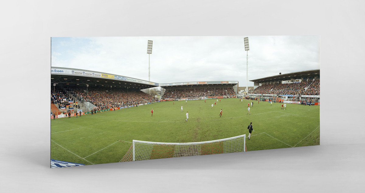 Essen (Georg-Melches-Stadion) als auf Alu-Dibond kaschierter Fotoabzug