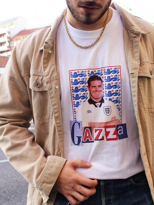 GAZZA Shirt by Retro Football Gang