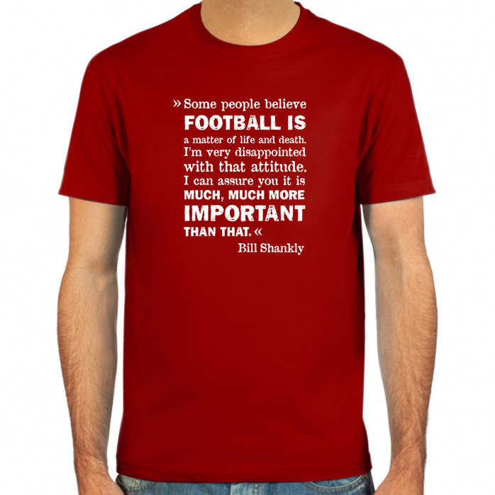 Liverpool Football Legend Bill Shankly Football Gift Mens T-Shirt