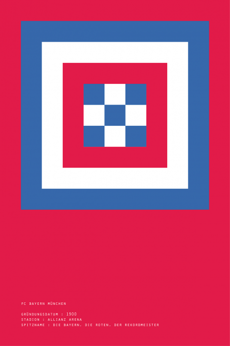 Pixel Lookalike: Bayern - Poster bestellen - 11FREUNDE SHOP