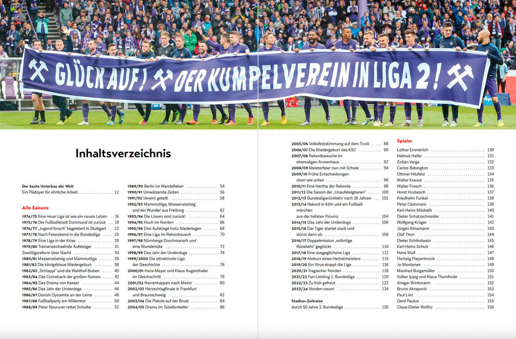 Erstklassig – 50 Jahre 2. Liga - Fußballbuch von Hardy Grüne über die Historie der 2. Bundesliga