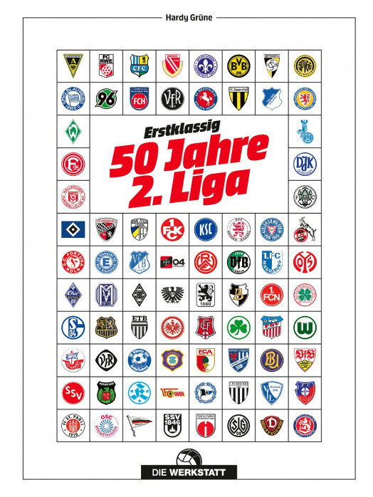 Erstklassig – 50 Jahre 2. Liga - Fußballbuch von Hardy Grüne über die Historie der 2. Bundesliga