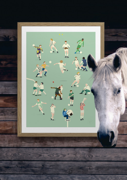 Gladbach Legends - Fußball Poster Hands Of God