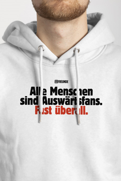 Hoodie - Auswärtsfans fast überall (Fairwear & Bio-Baumwolle) - 11FREUNDE Textil