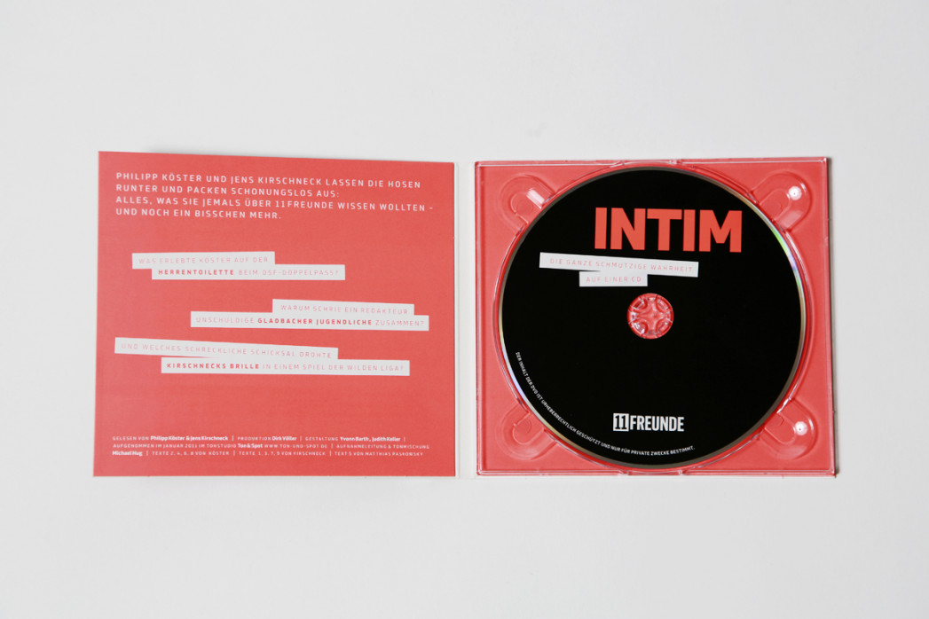 11FREUNDE Intim Hörbuch-CD - 11FREUNDE SHOP