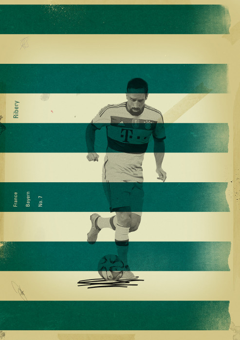 Ribery - Poster bestellen - 11FREUNDE SHOP