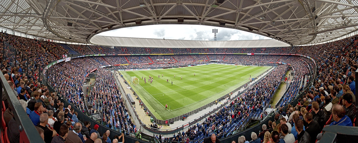 Rotterdam - Stadion Wandbild Feyenoord-Stadion (De Kuip) - 11FREUNDE SHOP