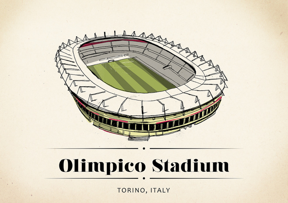 World Of Stadiums: Olimpico Stadium - Poster bestellen - 11FREUNDE SHOP